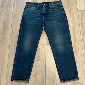 Lucky Brand 223 Crop Taper Dark Wash Jeans